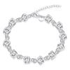 Pulseira Quadrada Fashion Retrô feminina pulseira simples de osso quadrado LKNSPCH241 joias transfronteiriças atacado