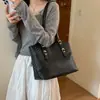 Bolso grande de estilo retro para mujer, nuevo bolso de hombro versátil de otoño 2026, bolso tote diario de estilo coreano para el trabajo