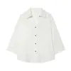 Camisa Top Elegante de Temperamento para Mujer Estilo Europeo Transfronterizo 2026 Nueva Moda Cómoda Manga Ancha Solapa Venta al por Mayor 2340712
