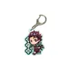 Cazador de demonios: Kimetsu No Yaiba Llavero Acrílico Tanjirou Nezuko Decoración para Bolso Colgante Pequeño Regalo del Día del Niño