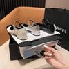 831 Huidong Yixinda 2025 Zapatos Planos Mary Jane Piel Suave Boca Baja Punta Redonda Combinación de Colores Zapatos Planos de Una Correa para Mujer