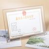 Portafoto de Cristal A4 Personalizado para Mesa, Marco para Licencia Comercial, para Colgar en Pared, Estudio Fotográfico, Portafoto de Vidrio de 6 pulgadas, Personalización de Certificado de Autorización