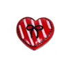 Cuentas de Corazón con Lazo Pintadas en Acrílico Cadena para Teléfono Móvil Llavero DIY Hecho a Mano Colgante para Bolso Accesorios Venta al por Mayor