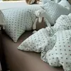 Juego de Cuatro Piezas de Gasa de Algodón de Doble Capa Grado Materno e Infantil, Funda de Edredón de Gasa de Algodón Puro, Sábana de Algodón Puro Juego de Tres Piezas para Dormitorio