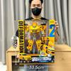 Juguete de Deformación para Niño Avispa Optimus Rey Kong Modelo Autobots Adornos de Juguete para Niños Regalo de Renovación Institucional