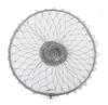 Cabeza de Red de Pesca de Acero Inoxidable, Cabeza de Red Plegable de Dyneema, Ojo Pequeño, Ojo Grande, Anillo de Red de Malla Negra Recubierto de Goma Colorido en Stock