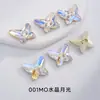 Produzido por Hebi, Mais Vendido Internacionalmente Botão de Cristal Artificial K9 Borboleta Duplo Furo, Pedra para Joias DIY Popular Venda por Atacado
