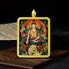 Pingente Thangka do Tibete Colar das Oito Divindades Guardiãs Colar de Liga Metálica Pingente Caixa de Joias Ga'U