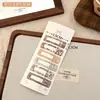 Novos Grampos de Cabelo Estrela com Gotejamento de Óleo da Série Marrom com Estampa de Leopardo, Grampos Doces para Meninas, Acessórios de Cabelo, Pacote com 6
