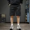 Pantalones Deportivos Rojo Anaranjado Ajustados con Cintura de Cordón y Múltiples Bolsillos Shorts de Playa de Verano para Hombre Shorts Casuales para el Trabajo