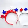 Amazon LED luminoso 4 focos/ojo de buey/expresión/estrella de cinco puntas diadema accesorios para el cabello diadema de 6 funciones