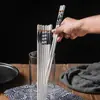 Palillos de Cerámica Estilo Japonés para Uso Doméstico, Resistentes al Moho, Antideslizantes, Saludables, Ecológicos, Fáciles de Limpiar, Resistentes a Altas Temperaturas, Palillos y Tazones de Porcelana de Hueso No Deformables