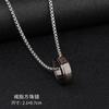 Nuevo collar de anillo de una sola capa de hip-hop para hombres y mujeres, suéter corto de marca Tide, chalecos, cadena, joyería de mariposa del este, una generación de cabello