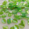 Hojas de Té Transparente Acrílico Hojas Verdes Transparentes Cuentas Hechas a Mano DIY Hojas de Flor de Fénix Hojas de Plumas Hojas Transparentes