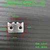 Cuerpo de Cerradura Reparación Fijación Placa de Instalación Puertas y Ventanas Interiores Antirrobo Agujero No Estándar Roscado Pieza de Reparación Pieza de Abrazadera en Forma de U