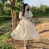 Vestido de Hada Viento Suave Estilo Francés Verano 2024 Nuevo Primer Amor Súper Hada Dulce Escape Vestido de Princesa Vestido Largo