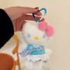 Auténtico Peluche de Dibujos Animados Sanrio Hello Kitty Bolsa Decoración Colgante Llavero Colgante