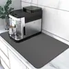 Nueva Alfombrilla de Tierra de Diatomeas para Café, Alfombrilla Drenante de Alta Calidad Estilo Retro Americano de Tierra de Diatomeas, Alfombrilla Drenante y Aislante de Calor para Encimera de Cocina