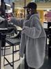 La popular explosión de este año ropa de invierno abrigo de lana de cordero mujer grueso largo rico hija Mori abrigo de tweed
