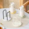 Soporte para Tapa de Olla de Cerámica para Cocina de Casa Estante para Cucharas de Sopa en Encimera Estante de Almacenamiento Soporte para Cucharas de Escritorio