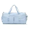 Bolsa de viaje de gran capacidad para yoga y fitness, con separación seca y húmeda, para zapatos al por mayor, para entrenamiento deportivo, logotipo
