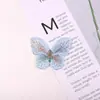 Directo de fábrica 5 cm capa única Mariposa Mágica accesorios tela pegatinas accesorios para el cabello diy material hecho a mano bordado mariposa