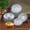 Lámpara de crisantemo molde para tarta de huevo taza para tarta de huevo molde para tarta de huevo portuguesa soporte/aleación de aluminio taza para pastel molde para gelatina pudín