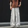 Pantalones de trabajo casuales de verano 2025 para hombre, lavados, de estilo americano, funcionales, modernos, de marca, corte holgado, versátiles, suministro transfronterizo