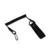 Cinto de cintura externo corrente de cintura fivela de montanhismo chave corda de mola para arma corda tática de mola cordão de mola de arame de aço anti-perda