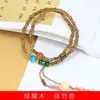 Pulseira DIY de sândalo verde Nuvem de lótus 0,8*108 estilo masculino e feminino joia decorativa Wenwan rosário atacado de fábrica