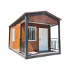 Casa móvil tipo contenedor modular de ensamblaje rápido, casa prefabricada desmontable personalizable, casa contenedor para vivienda en sitio de construcción