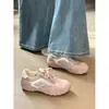 Zapatos de Entrenamiento Alemanes de Cuero Genuino para Mujer Hacen que los Pies Parezcan Más Pequeños 2026 Otoño/Invierno Nuevos Ligeros Versátiles Casuales Zapatos Deportivos Zapatos de Forrest Gump Zapatos de Papá