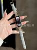 Cabeza de Metal Incrustada con Diamantes y Correa de Cuero Adecuada para Reloj Inteligente Xiaomi Mi Band 8/9 Pulsera de Mujer en Stock