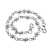 Cadena de Pantalón de Hierro con Espinas Nuevas Transfronteriza Cadena para Clavícula Estilo Ins Fresco de Moda Collar Elegante Pulsera Versátil Venta al por Mayor