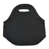 Bolsa de Almoço Estampada em Desenho Animado de Material de Mergulho, Bolsa Térmica para Piquenique ao Ar Livre, Bolsa Lancheira para Estudantes, Bolsa para Armazenamento de Bento, Grande Capacidade