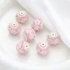 Nova indústria pesada princesa ocidental borboleta pérola diamante bola strass corrente diy caneta usável acessórios atacado