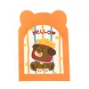 Cuaderno lindo con forma de cachorro y diseño de caballo, perfecto para estudiantes, estilo de dibujos animados, portátil, tamaño de bolsillo, pequeño bloc de notas