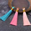 8cm Argola Dourada com Franja de Borla Saquinho Acessórios para Pendurar no Carro Acessórios Espinho de Pendurar Marcador de Página Grande Preço Excelente