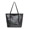 Bolso de PVC para Mujer de Venta Caliente Transfronterizo, Estilo Nuevo, Portátil, Elegante, Casual, Bolso de Mano para Viajes Diarios, Gran Capacidad, Bolso Tote de Moda para Mujer