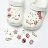 Buraco sapatos acessórios de alta qualidade ervilhas sapatos sapatos flor decorativo fivela diy acessórios jóias chinelos fivela removível sapato fivela