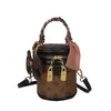 2026 Bolso de Hombro de Moda para Mujer Bolso Cubo Clásico Estampado Bolso Cruzado de Hombro Único Personalizado Bolso Cubo