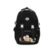 Mochila Estilo Novo Feminina Desenho Animado Grande Capacidade Aluno do 3º ao 6º Ano do Ensino Fundamental Mochila Escolar Mochila de Anime Menina Doce