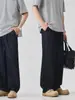 Pantalones de Jean para Hombre Apo, Estilo Americano High Street Transfronterizo, Temporada de Primavera, Pantalones de Lyocell Sueltos de Pierna Recta de Alta Gama y Modernos.