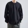 Nueva camiseta de anime estampada de manga larga para primavera y otoño, camiseta interior estampada estilo Hong Kong para hombre, top elegante para usar en capas o solo, ropa de otoño