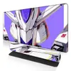 Mouse Pad Grande de Jogo Gundam Desenho Animado para Meninos Borda Travada Tapete de Mesa Antiderrapante Borracha Mouse Pad Resistente à Sujeira Borracha Natural