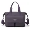 Bolsa de ombro feminina transfronteiriça de grande capacidade, bolsa de mão de nylon multicamadas moderna e versátil, bolsa tiracolo simples e leve