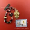 Llavero de tela con logo de empresa personalizado Cadena para teléfono móvil Angela Lámina de oro puro Oro 999 Regalo de aniversario