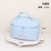 Bolsa de maquillaje personalizada con lazo, alto valor estético, estilo ins, gran capacidad, neceser portátil de mano, bolsa de almacenamiento para regalo