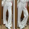 Pantalones de Verano Finos de Pierna Ancha para Mujer, Ajuste Holgado Deportivo, Estilo Perezoso, Caída Suelta y Sensación de Alta Gama, Ropa para Exteriores