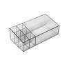 Caja de almacenamiento para ordenar cosméticos de escritorio Yan Value, multifuncional, transparente, para dormitorio, con estante para exhibir pintalabios